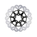 Galfer Floating Wave Brake Disc. Black/Gloss. 292 x 5 mm for Harley-Davidson.