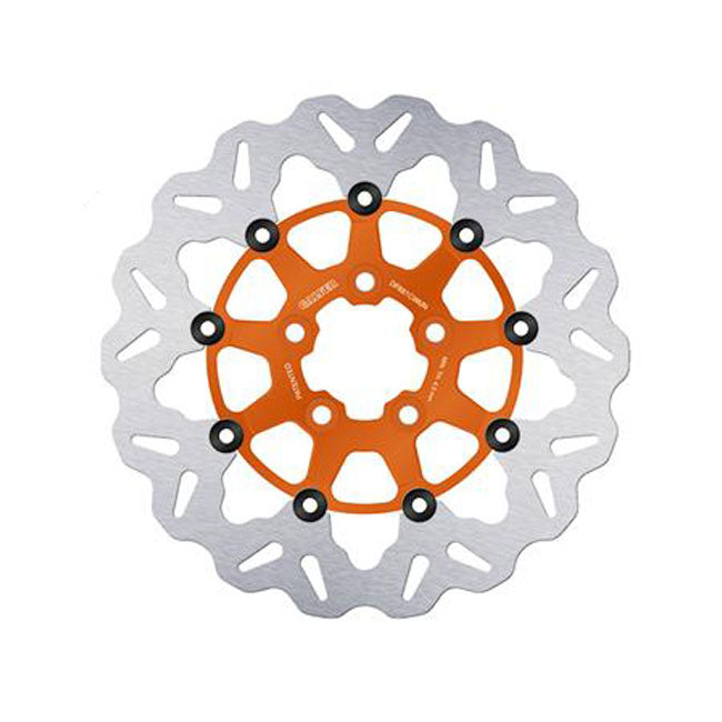 Galfer Wave Floating Brake Disc, Orange, 292 x 5 mm for Harley-Davidson