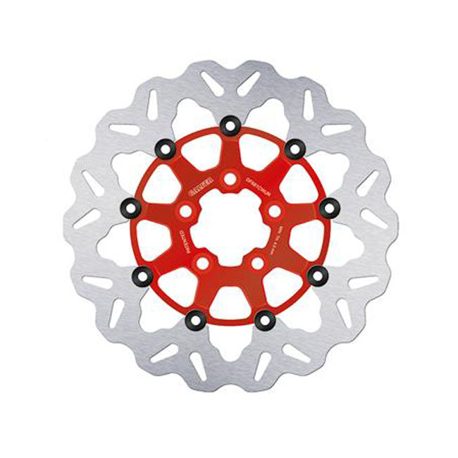 Galfer Brake Disc. Wavy. Floating. Red. 292 x 5 mm for Harley-Davidson