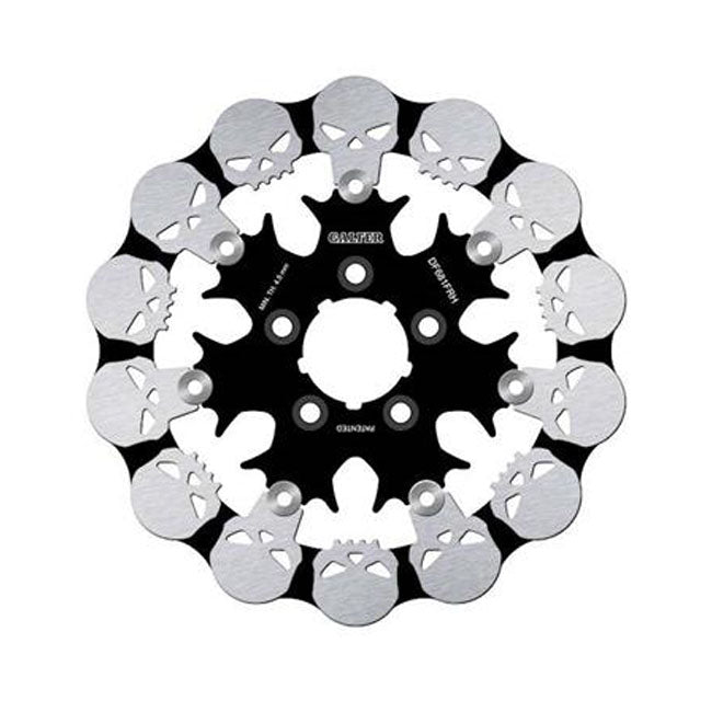 Galfer Brake Disc. Wavy Skull Design. Floating. 292 x 5 mm for Harley-Davidson