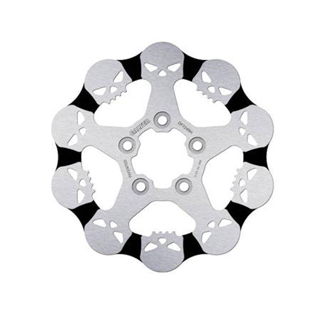 Galfer Brake Disc. Wave Skull Design. Fixed. 260 x 6 mm for Harley-Davidson