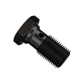 Goodridge 7/16-24'' Black Banjo Bolt for Harley Davidson