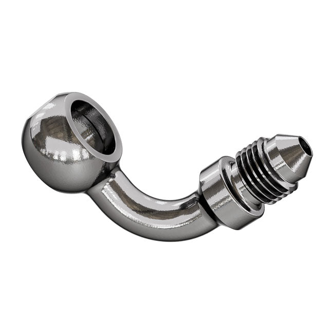 Goodridge 3/8" 90 Grad 10mm Banjo-Anschluss für Harley Davidson