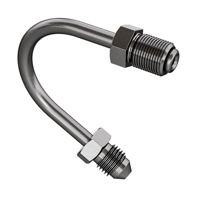 Goodridge 3/8" umgedrehter männlicher 150-Grad-U-Bogen-Anschluss für Harley Davidson