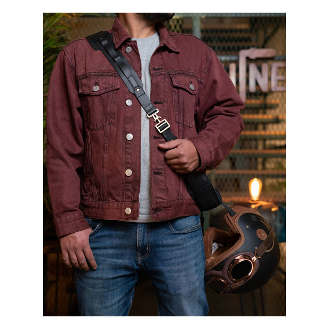 Tripmachine Helmgurt Schwarz