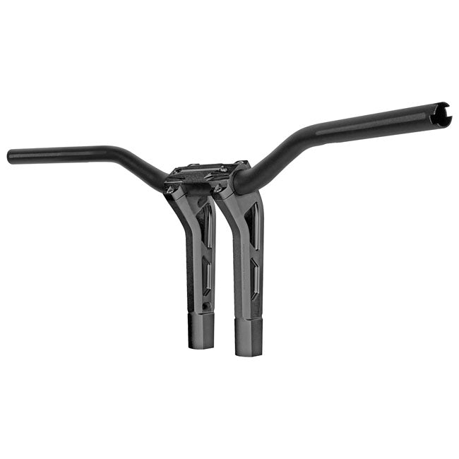PM 1-1/4" und 9" Phatbar Riser Kit. Black Ops für Harley Davidson