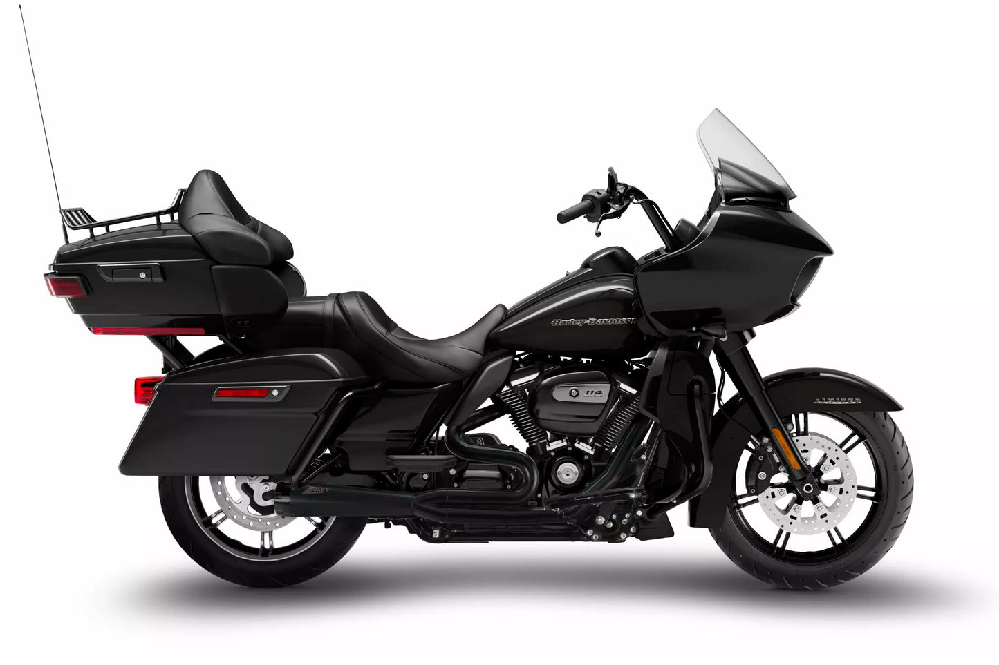 Harley-Davidson Échappement 2-en-1 Matte en tournée noire (street glide / road king / road glide)