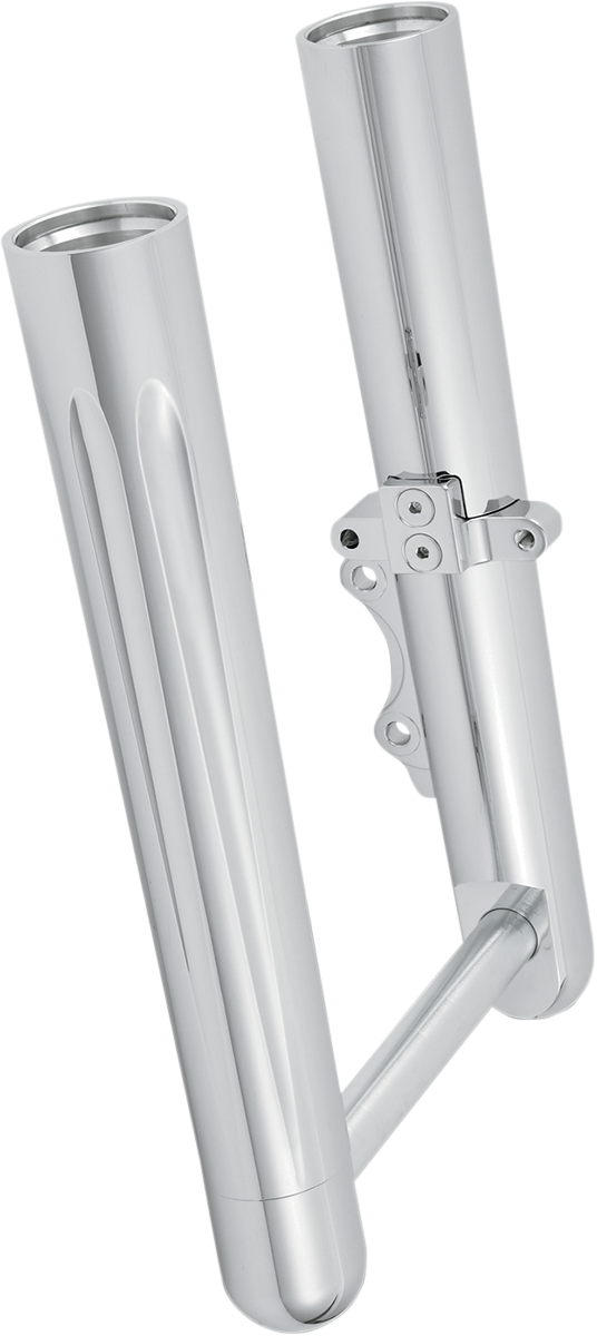 Chrome Dual Disc Hot Legs for Harley-Davidson