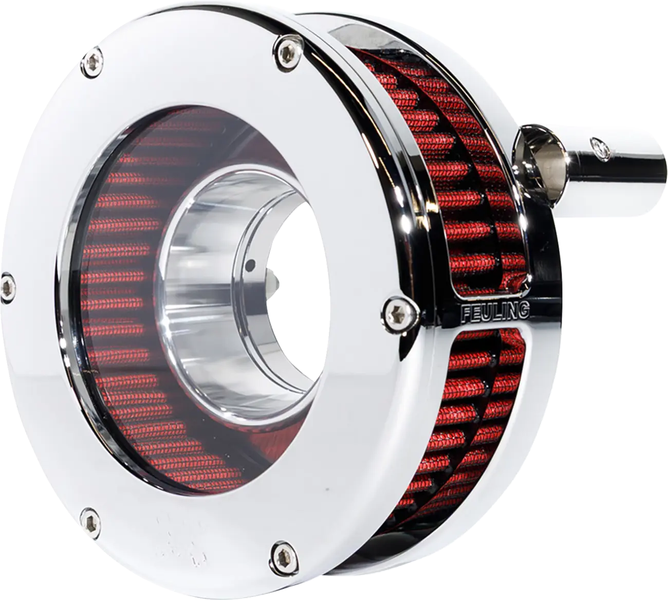 Kit de filtro de aire Slim BA AIR CLEANER BA - BT 93-99 - SLIM CLEAR - CHROME/RED
