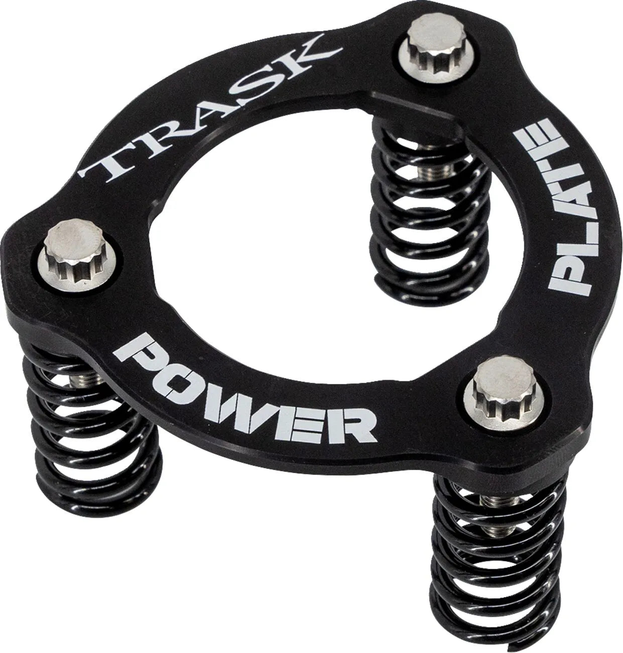Trask Black Clutch Basket Plate Kit for Harley Davidson