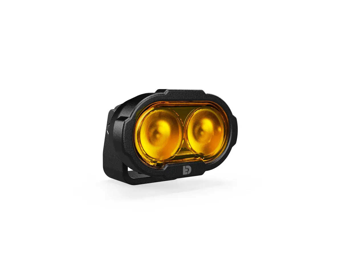 Foco DL2 Con Iluminación De Barrido Ámbar Para Moto