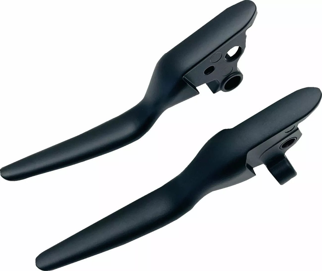 Glossy Black Custom Lever Set For Harley Davidson
