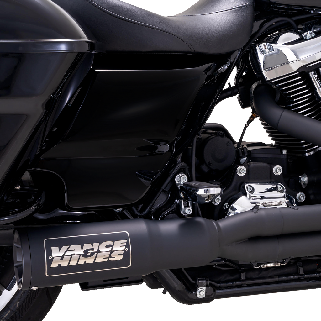 Escape Vance & Hines 2 En 1 Hi Output Negro Para Harley-Davidson Touring