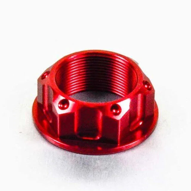 Tuerca Superior De Tija De Aluminio Roja Para Suzuki y Honda