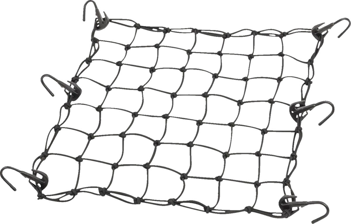Gepäcknetz mit Stahlhaken für Offroad-Motorrad