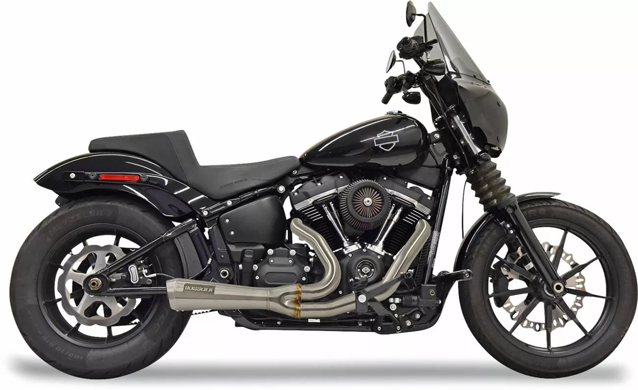 Kurze Systeme der Ripper 2 in 1 Edelstahl für Harley Davidson