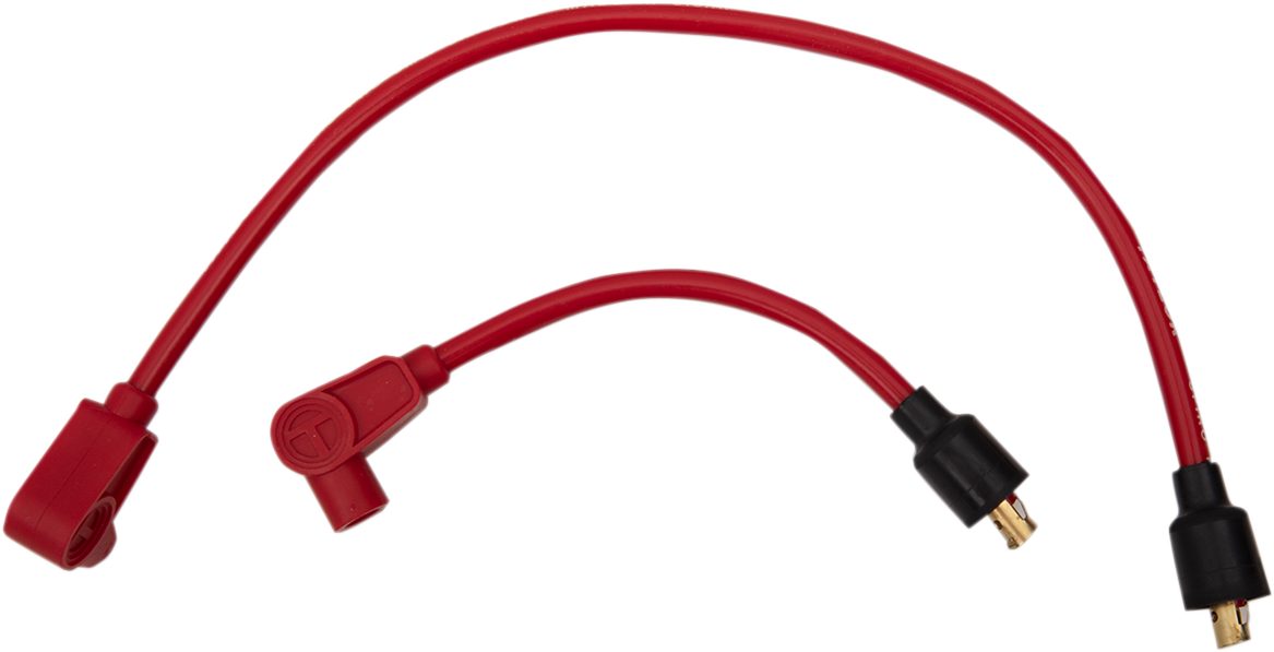 Cables Bujia 8mm Taylor Rojo Para Harley-Davidson 1965-1999