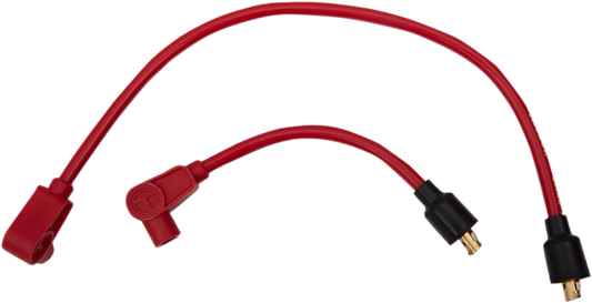 Cables Bujia 8mm Taylor Rojo Para Harley-Davidson 1965-1999