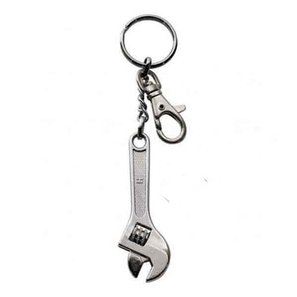 Llavero de llave inglesa ajustable miniatura