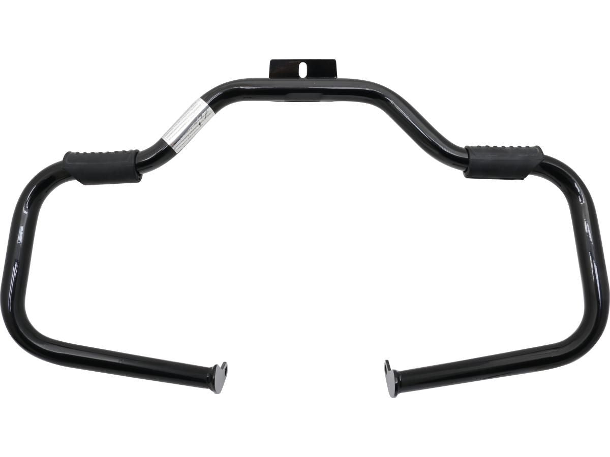 Black Highway Engine Guard with Footpegs for Harley Davidson