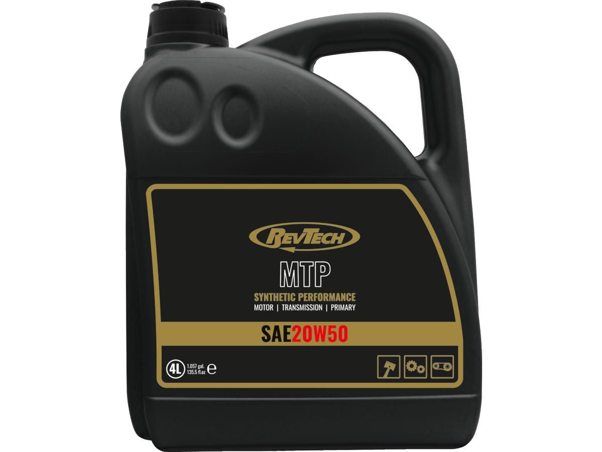 Aceite Motor Para Harley-Davidson RevTech 20W50 Synthetic V-Twin Engine Oil 4L