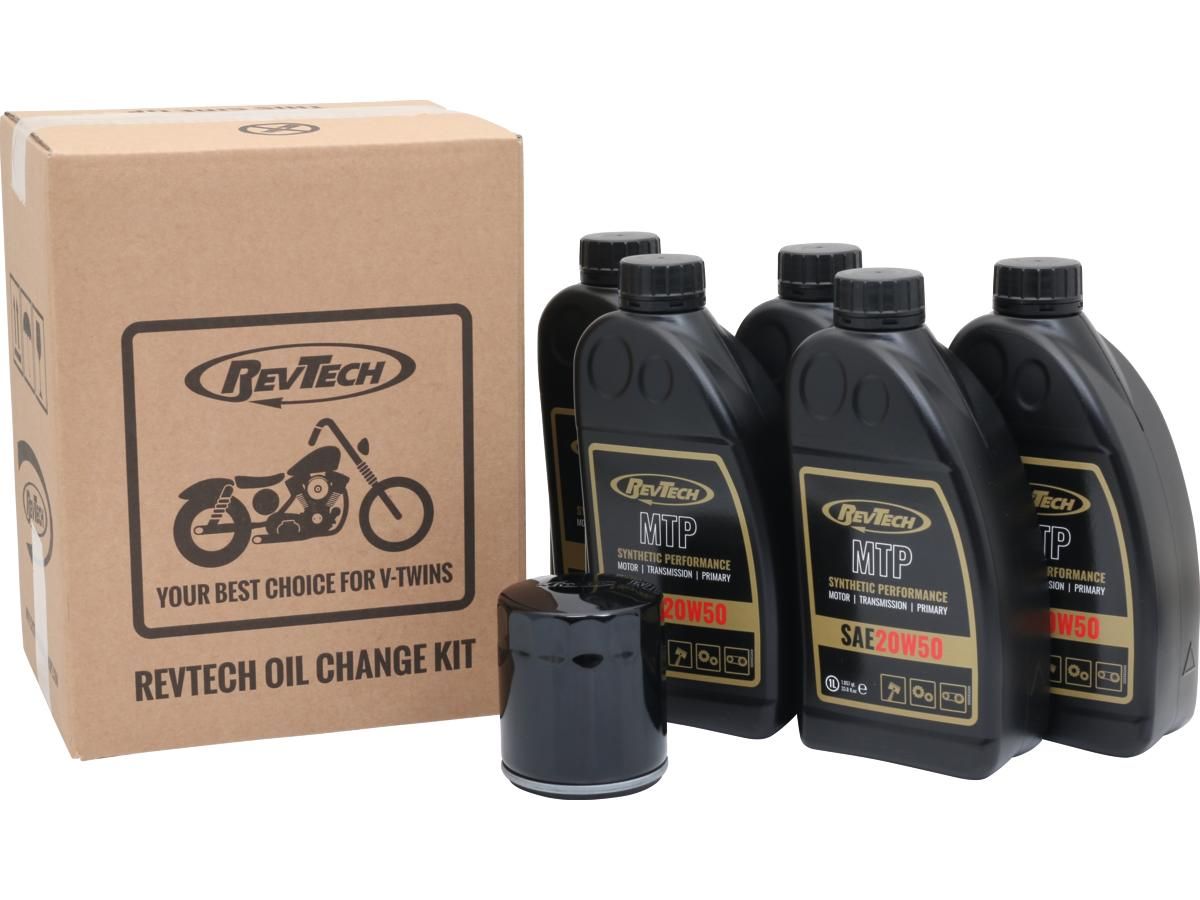 Kit Cambio Aceite Sintético Para Harley-Davidson RevTech 20W50