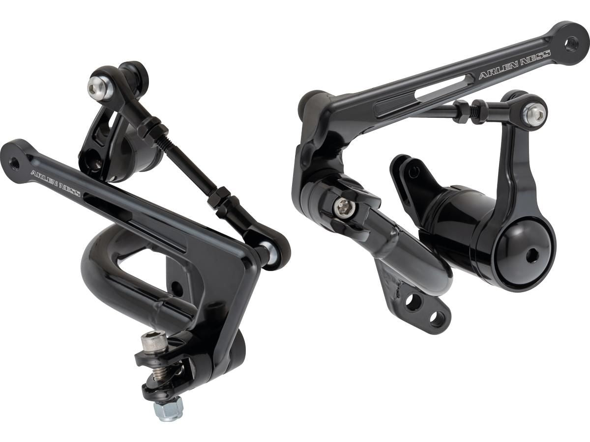 Bagger Zwischensteuerungskit Schwarz für Harley Davidson 09-24 Touring
