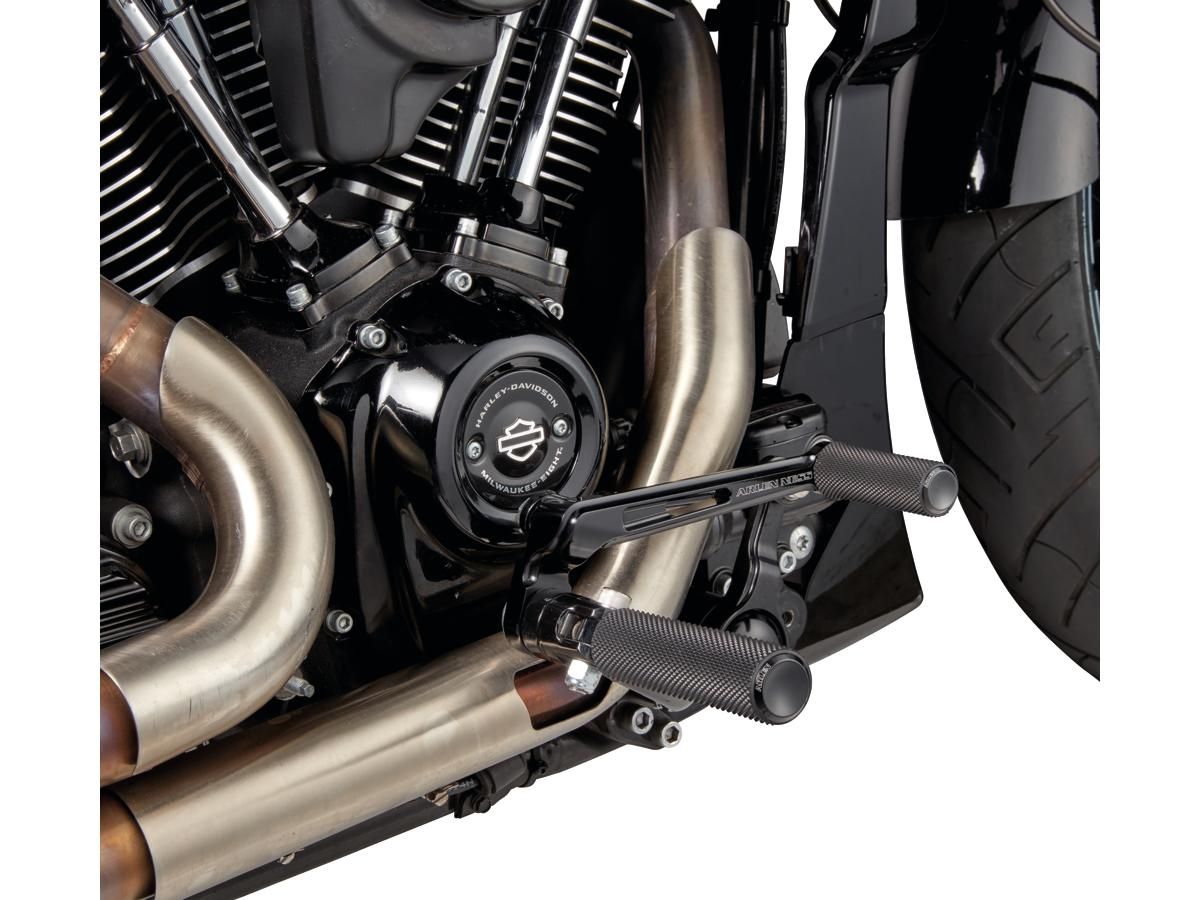 Bagger Zwischensteuerungskit Schwarz für Harley Davidson 09-24 Touring