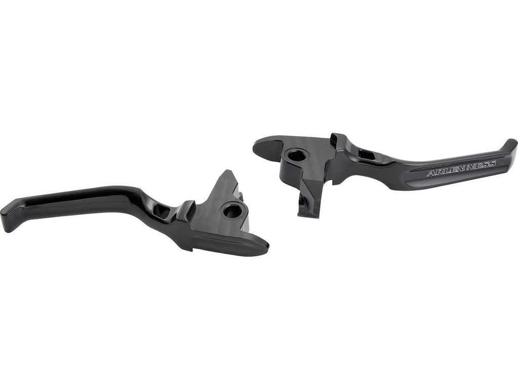 Method Hand schwarz eloxierte Kabelkupplungshebel für Harley-Davidson 21-24 Touring