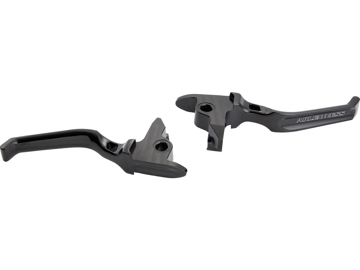 Method Hand schwarz eloxierte Kabelkupplungshebel für Harley-Davidson 21-24 Touring
