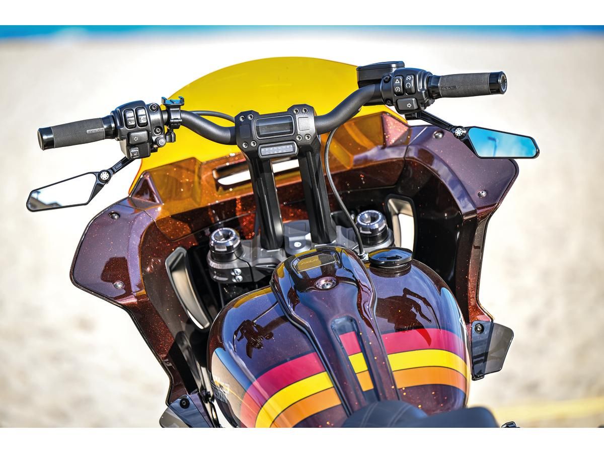 Schwarz eloxiertes Club Style Rear Riser Kit für Harley Davidson 22-24 FXLRST, 22 FXRST
