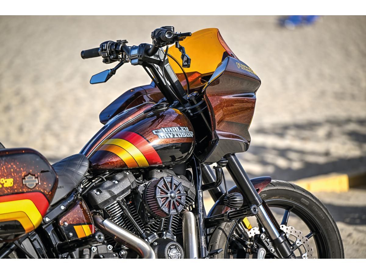 Schwarz eloxiertes Club Style Rear Riser Kit für Harley Davidson 22-24 FXLRST, 22 FXRST