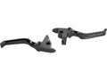 Method Hand schwarz eloxierte Kabelkupplungshebel für Harley-Davidson 18-24 Softail