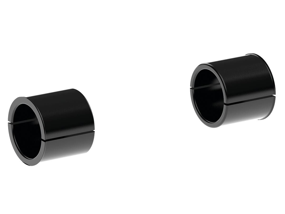 1 1/4" auf 1" Lenker-Reduzierhülsen-Kit, schwarz eloxiert für Harley Davidson