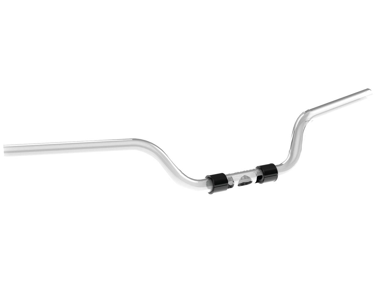 1 1/4" auf 1" Lenker-Reduzierhülsen-Kit, schwarz eloxiert für Harley Davidson