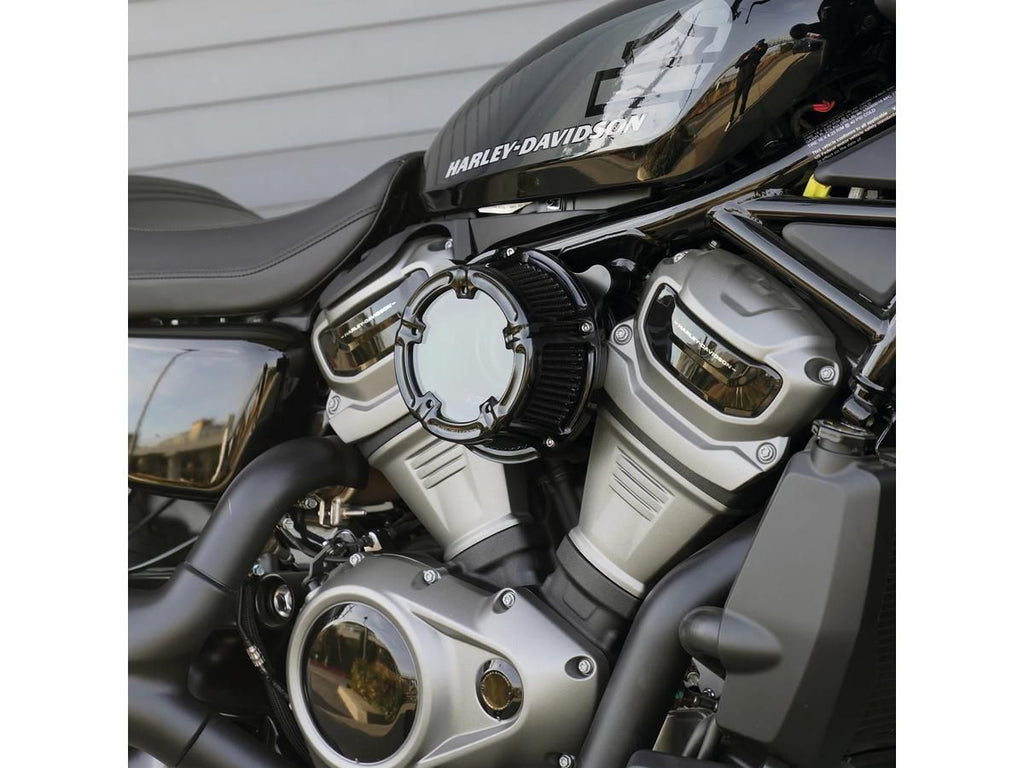 Method™ Clear Series Schwarz eloxierter Luftfilter für Harley-Davidson