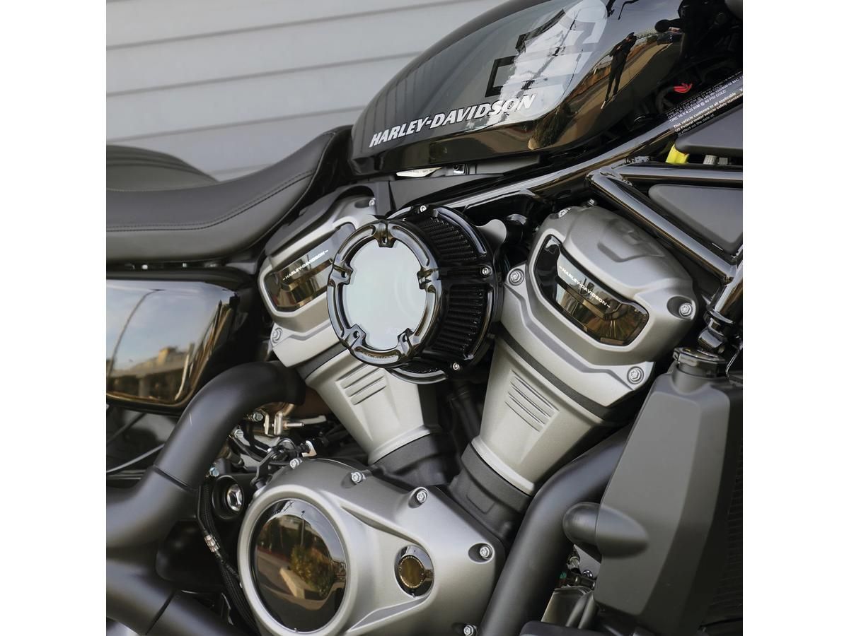 Method™ Clear Series Schwarz eloxierter Luftfilter für Harley-Davidson