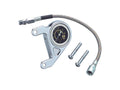 Radius Oil Pressure Gauge Kit with Ness Logo, Chrome for Harley Davidson