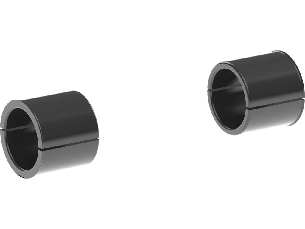 1 1/4" auf 1 1/8" Lenker-Reduzierhülsen-Kit Schwarz eloxiert für Harley Davidson