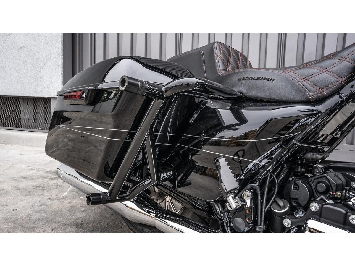 Kit De Barra De Protección Trasera Brawler Para Harley Davidson 09-24 Touring