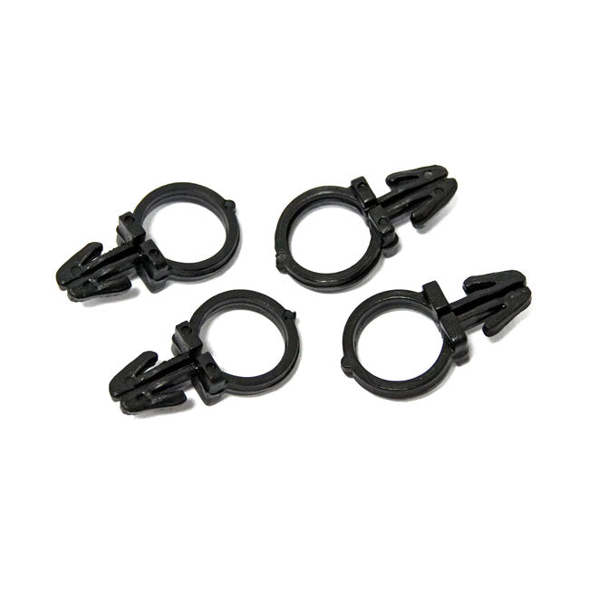 4 Clip sujección cables manillar para Harley-Davidson 70345-84