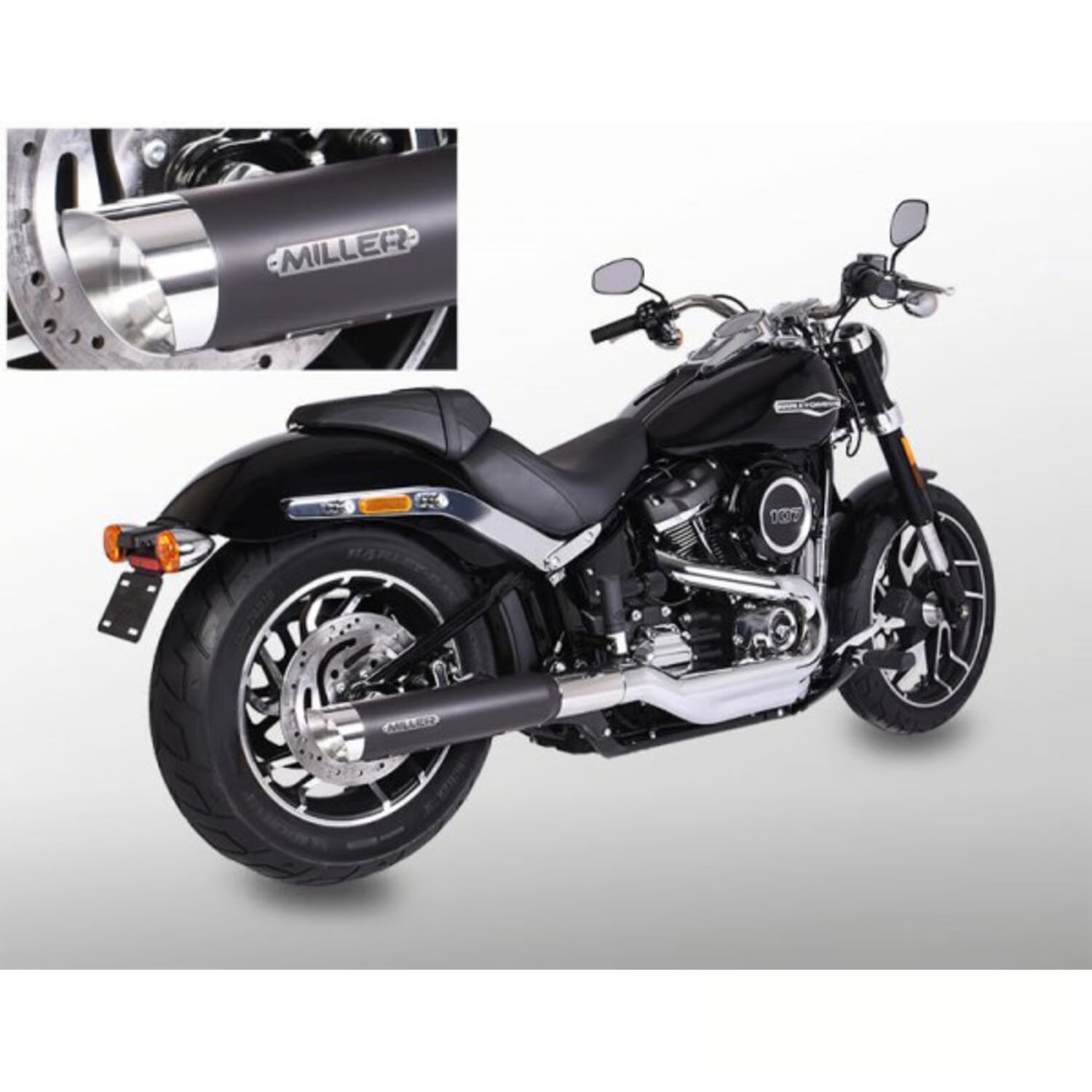 Escape homologado Miller para Harley-Davidson Sport Glide