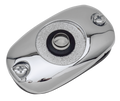 Tapa Bomba Freno Trasero Cromada Para Harley-Davidson Twin Cam
