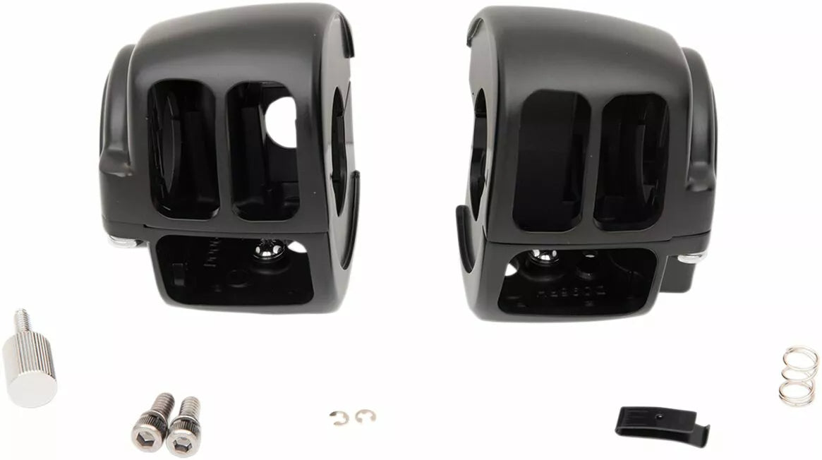 Carcasas Piñas Interruptores Manillar Para Harley-Davidson 1996-2017