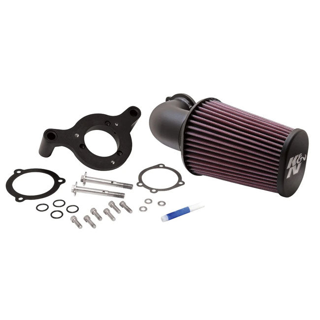 Kit Filtro Aire K&N Aircharger Negro Para Harley-Davidson Twin Cam