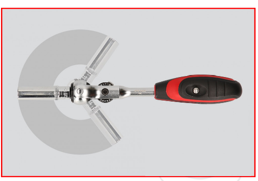 Mini Reversible Ratchet, T-Handle, Swivel Head