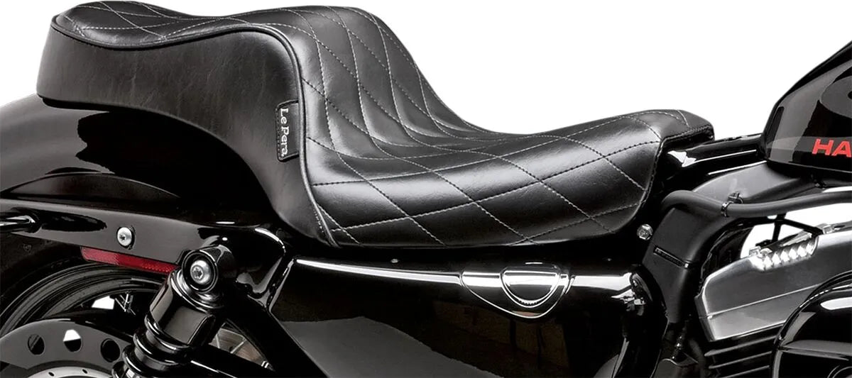 LePera Cherokee 2-up seat Diamond stitch for Harley-Davidson Sportster
