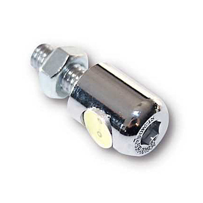 Tornillo Luz Iluminación Matrícula LED Homologado Cromado