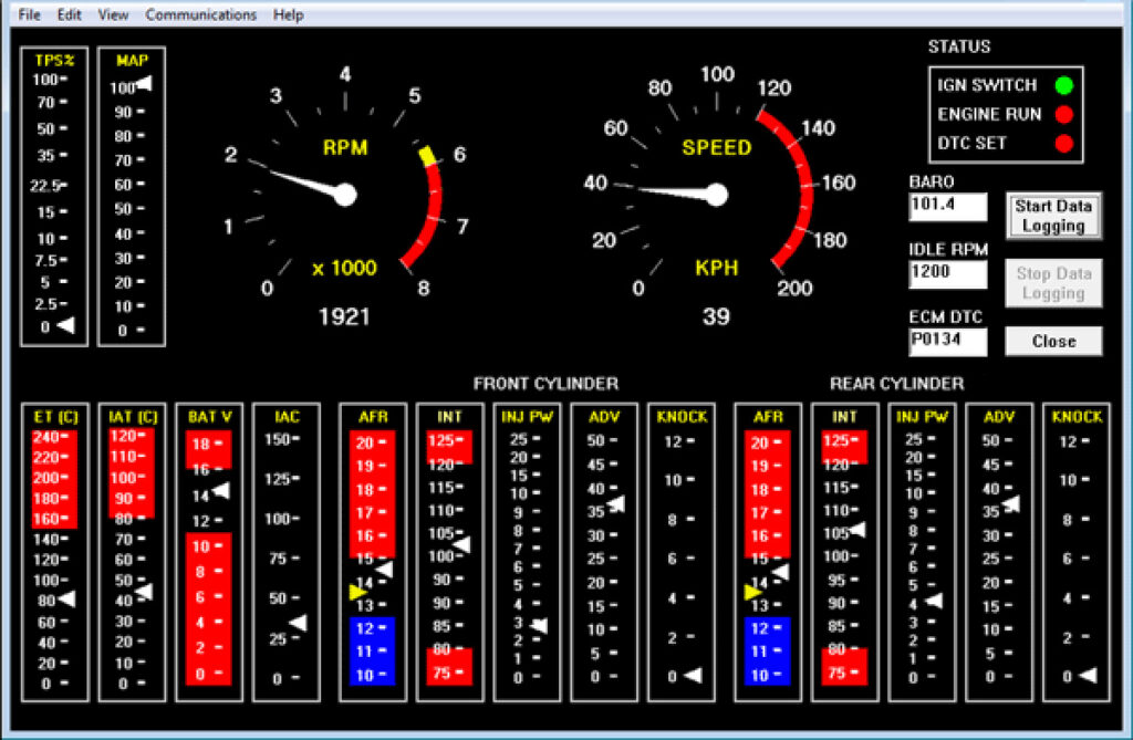 Analizador De Diagnóstico Twin Scan 4 Para Harley Davidson