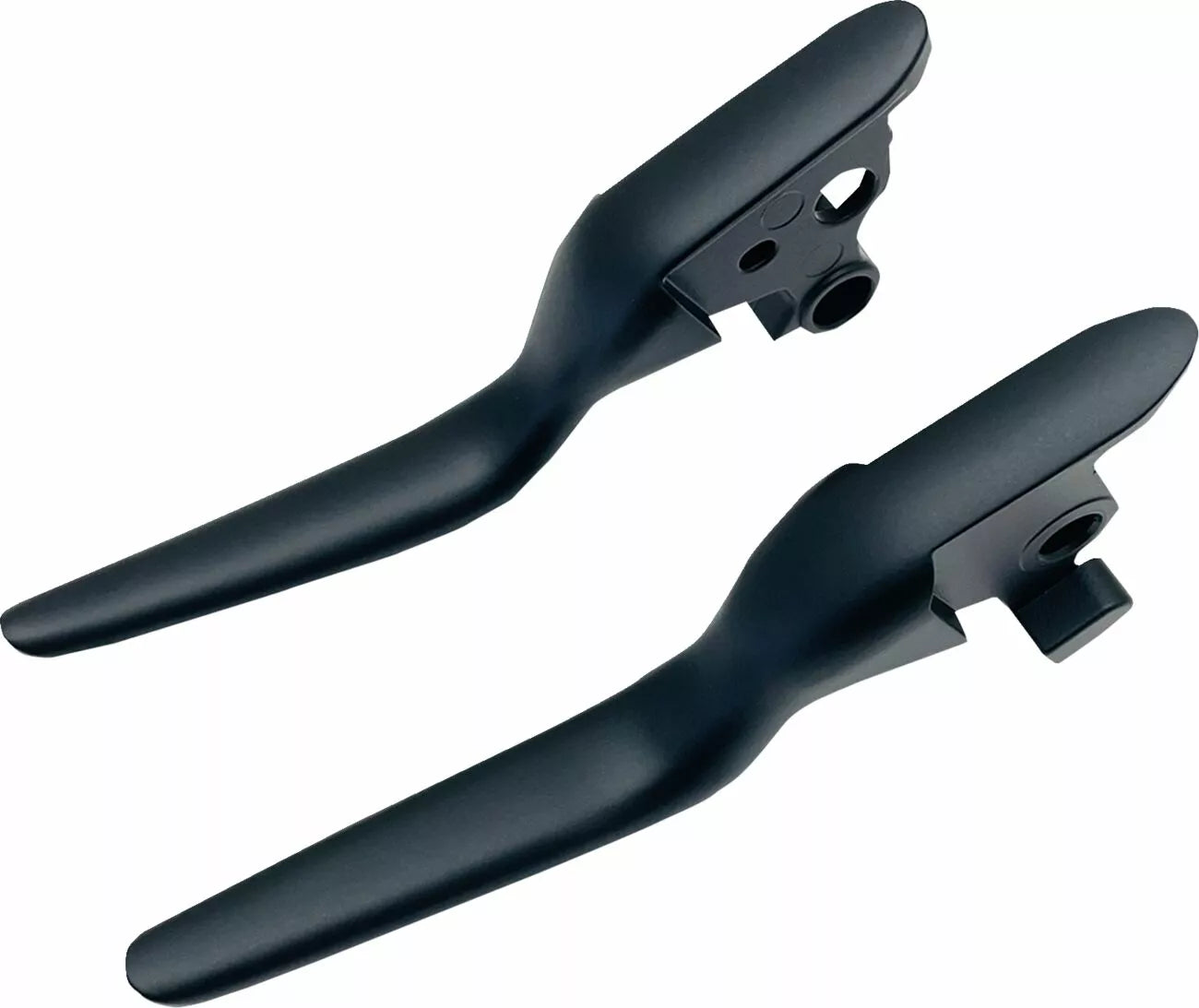Glossy Black Custom Lever Set For Harley Davidson